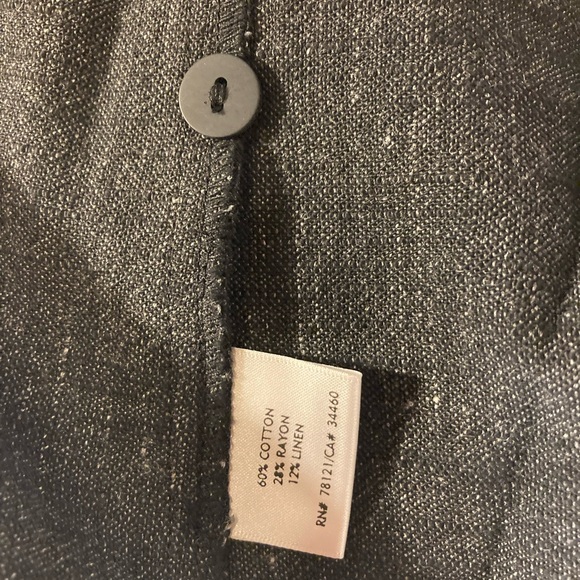 New with tags 2X Eileen Fisher cotton blend crosshatch trouser pants - Picture 4 of 6